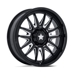 MSA Offroad Wheels M55 COMMANDER cerchio 20x7 6x139.7 100.3 ET0, Nero lucido