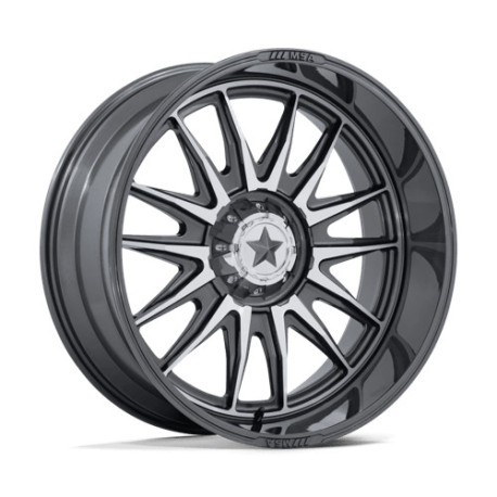 Cerchi in lega MSA MSA Offroad Wheels M55 COMMANDER cerchio 24x10 4x137/4x156 110.1 ET-25, Platino | race-shop.it