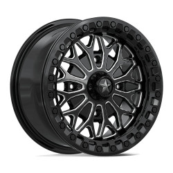 MSA Offroad Wheels MA53 BOLO BEADLOCK cerchio 15x7 4x137 96 ET38, Nero lucido