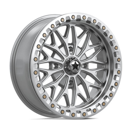 Cerchi in lega MSA MSA Offroad Wheels MA53 BOLO BEADLOCK cerchio 18x7 4x156 115.1 ET10, Argento lucido | race-shop.it