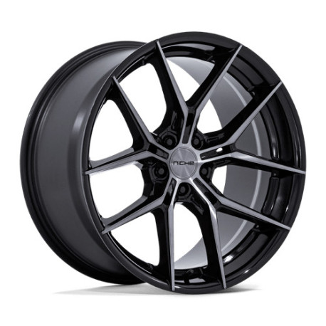 Cerchi in lega Niche Niche NC279 PRODIGY 5 cerchio 24x10 5x130 84.1 ET20, Nero lucido | race-shop.it