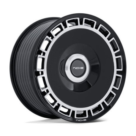 Cerchi in lega Niche Niche NC287 VENICE cerchio 24x10 5x130 84.1 ET20, Nero lucido | race-shop.it