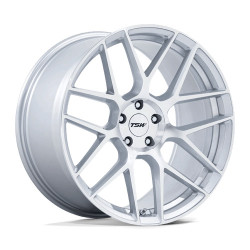 TSW TW002 LASARTHE cerchio 22x10.5 5x114.3 72.56 ET38, Argento lucido