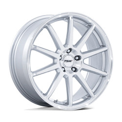 TSW TW004 CANARD cerchio 20x10.5 5x120 74.1 ET38, Argento lucido
