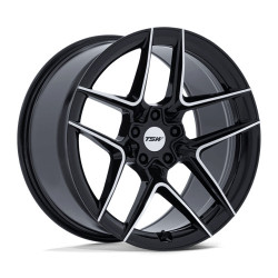 TSW TW008 SLIPSTREAM cerchio 19x9.5 5x112 66.56 ET40, Nero lucido