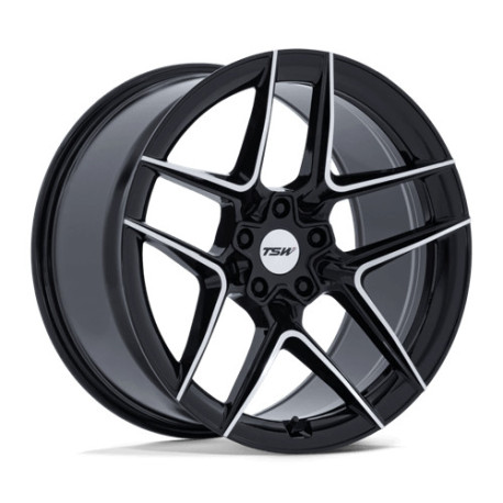 Cerchi in lega TSW TSW TW008 SLIPSTREAM cerchio 19x9.5 5x114.3 72.56 ET40, Nero lucido | race-shop.it