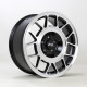 Cerchi in lega RML Wheels RML Wheels Snowflake wheel 18X8.5 5X112 66,6 ET45, Black | race-shop.it