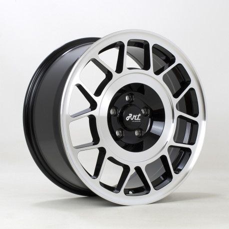 Cerchi in lega RML Wheels RML Wheels Snowflake wheel 18X8.5 5X112 66,6 ET45, Black | race-shop.it