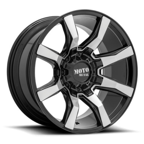 Cerchi in lega Moto Metal Moto Metal MO804 SPIDER cerchio 20x10 6x135/6x139.7 106.1 ET-18, Nero lucido | race-shop.it