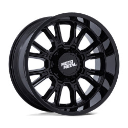 Moto Metal MO810 LEGACY cerchio 22x9 8x165.1 125.1 ET1, Nero lucido