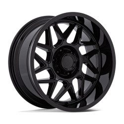 Moto Metal MO812 TURBINE cerchio 20x9 6x135 87.1 ET20, Nero lucido