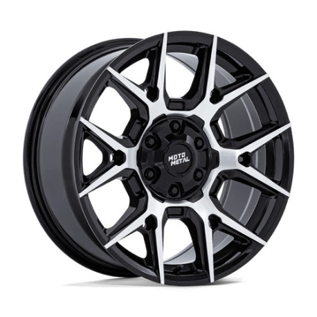 Cerchi in lega Moto Metal Moto Metal MO813 MASON cerchio 17x8.5 6x135/6x139.7 95.1 ET12, Nero lucido | race-shop.it