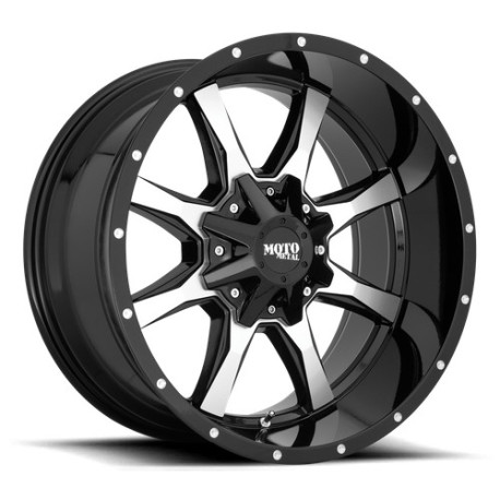 Cerchi in lega Moto Metal Moto Metal MO970 cerchio 17x8 5x139.7/5x150 110.1 ET0, Nero lucido | race-shop.it