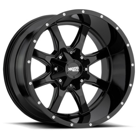 Cerchi in lega Moto Metal Moto Metal MO970 cerchio 17x9 5x127/5x139.7 78.1 ET-12, Nero lucido | race-shop.it