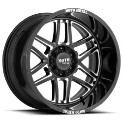Moto Metal MO992 FOLSOM cerchio 20x10 6x139.7 106.1 ET-18, Nero lucido
