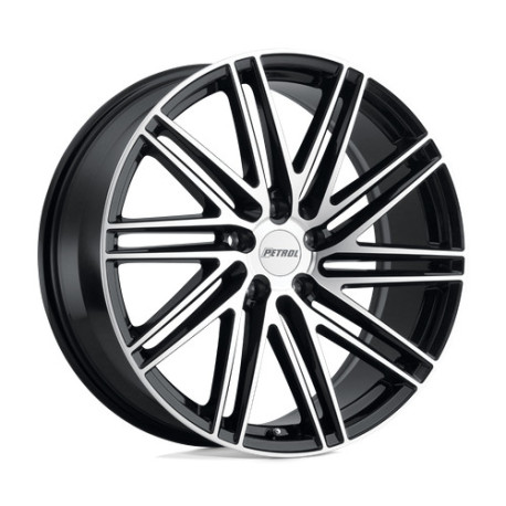 Cerchi in lega Petrol Petrol P1C cerchio 17x8 5x108 72.1 ET40, Nero lucido | race-shop.it