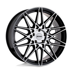 Petrol P3C cerchio 19x8 5x108 72.1 ET40, Nero lucido