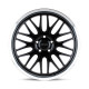 Cerchi in lega Petrol Petrol P4C cerchio 19x8 5x114.3 76.1 ET40, Nero lucido | race-shop.it