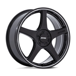 Petrol PE003 P2E cerchio 18x8 5x108/5x114.3 72.56 ET40, Nero lucido