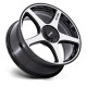 Cerchi in lega Petrol Petrol PE003 P2E cerchio 18x8 5x112/5x120 74.1 ET35, Nero lucido | race-shop.it