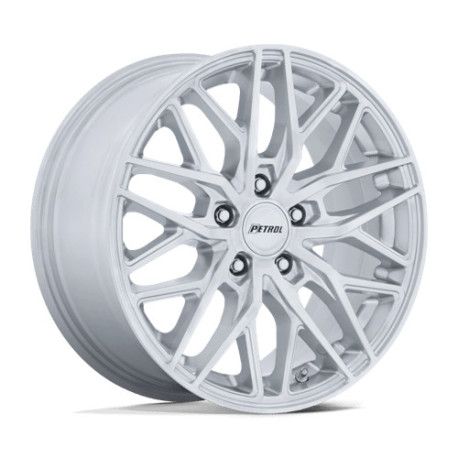Cerchi in lega Petrol Petrol PE004 P3E cerchio 20x8.5 5x115 72.56 ET40, Argento lucido | race-shop.it