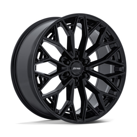 Cerchi in lega Petrol Petrol PE006 P5E cerchio 22x9.5 6x135 87.1 ET30, Nero lucido | race-shop.it