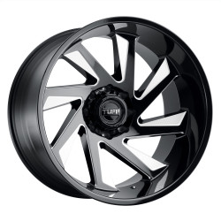 Tuff T1B cerchio 26x14 6x139.7 112.1 ET-72, Nero lucido