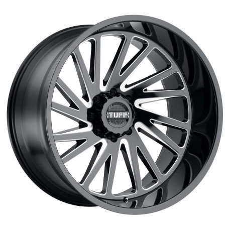 Cerchi in lega Tuff Tuff T2A cerchio 26x14 8x180 125.1 ET-72, Nero lucido | race-shop.it