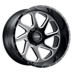 Tuff T2B cerchio 22x12 5x127 71.5 ET-45, Nero lucido