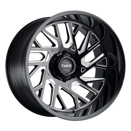 Cerchi in lega Tuff Tuff T4B cerchio 22x12 8x165.1 125.1 ET-45, Nero lucido | race-shop.it