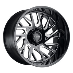 Tuff T4B cerchio 24x14 6x139.7 112.1 ET-72, Nero lucido
