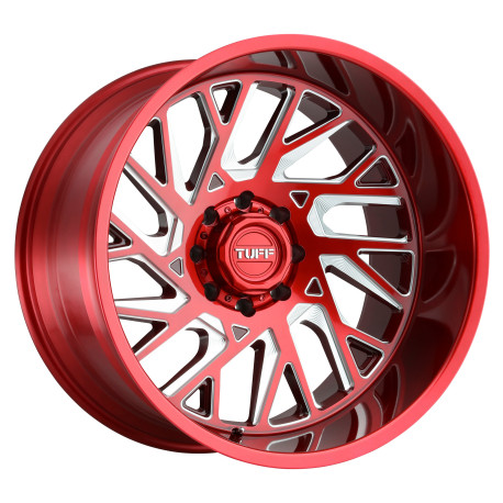 Cerchi in lega Tuff Tuff T4B cerchio 24x14 8x170 125.1 ET-72, Rosso candy | race-shop.it