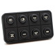 Standalone ecu, display and accessories Link tastierino CAN 8 pulsanti | race-shop.it