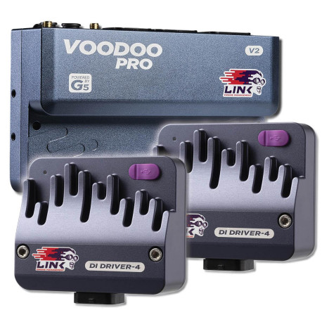 Standalone ecu, display and accessories Link G5 Voodoo Pro + 2 x DI Driver-4 bundle | race-shop.it