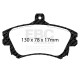 Freni EBC EBC Pastiglie anteriori Redstuff Ceramic DP31139C | race-shop.it