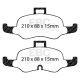 Freni EBC EBC Pastiglie anteriori Redstuff Ceramic DP32447C | race-shop.it
