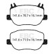 Freni EBC EBC Pastiglie posteriori Yellowstuff Street + Track DP42527R | race-shop.it