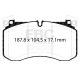 Freni EBC EBC Pastiglie anteriori Bluestuff NDX Trackday + Race DP52409NDX | race-shop.it
