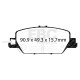 Freni EBC EBC Pastiglie posteriori Elite Truck and SUV DP63085 | race-shop.it