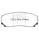 Freni EBC EBC Pastiglie anteriori/posteriori Racing SR21 Sintered DP8002.17SR21 | race-shop.it