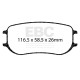 Freni EBC EBC Pastiglie freno Racing SR21 Sintered DP8082.26SR21 | race-shop.it