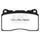 Freni EBC Kit anteriore EBC P2DK008B - Dischi Swept Groove + pastiglie freno Bluestuff | race-shop.it