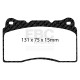 Freni EBC Kit anteriore + posteriore EBC P2DK036B - Dischi Swept Groove + pastiglie freno Bluestuff | race-shop.it