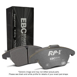 Kit anteriore EBC P2DK071RP1 - Dischi Swept Groove + pastiglie freno Racing RP-1