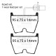 Freni EBC Kit anteriore + posteriore EBC P2DK076B - Dischi Swept Groove + pastiglie freno Bluestuff | race-shop.it
