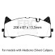 Freni EBC Kit anteriore EBC P2DK085B - Dischi Swept Groove + pastiglie freno Bluestuff | race-shop.it