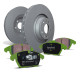 Freni EBC Kit anteriore EBC PD01KF1682 - Dischi Premium OE + pastiglie freno Greenstuff | race-shop.it