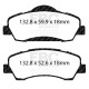 Freni EBC Kit anteriore EBC PD01KF1694 - Dischi Premium OE + pastiglie freno Greenstuff | race-shop.it