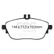 Freni EBC Kit anteriore EBC PD01KF1878 - Dischi Premium OE + pastiglie freno Elite Truck and SUV | race-shop.it