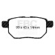 Freni EBC Kit posteriore EBC PD01KR845 - Dischi Premium OE + pastiglie freno Greenstuff | race-shop.it
